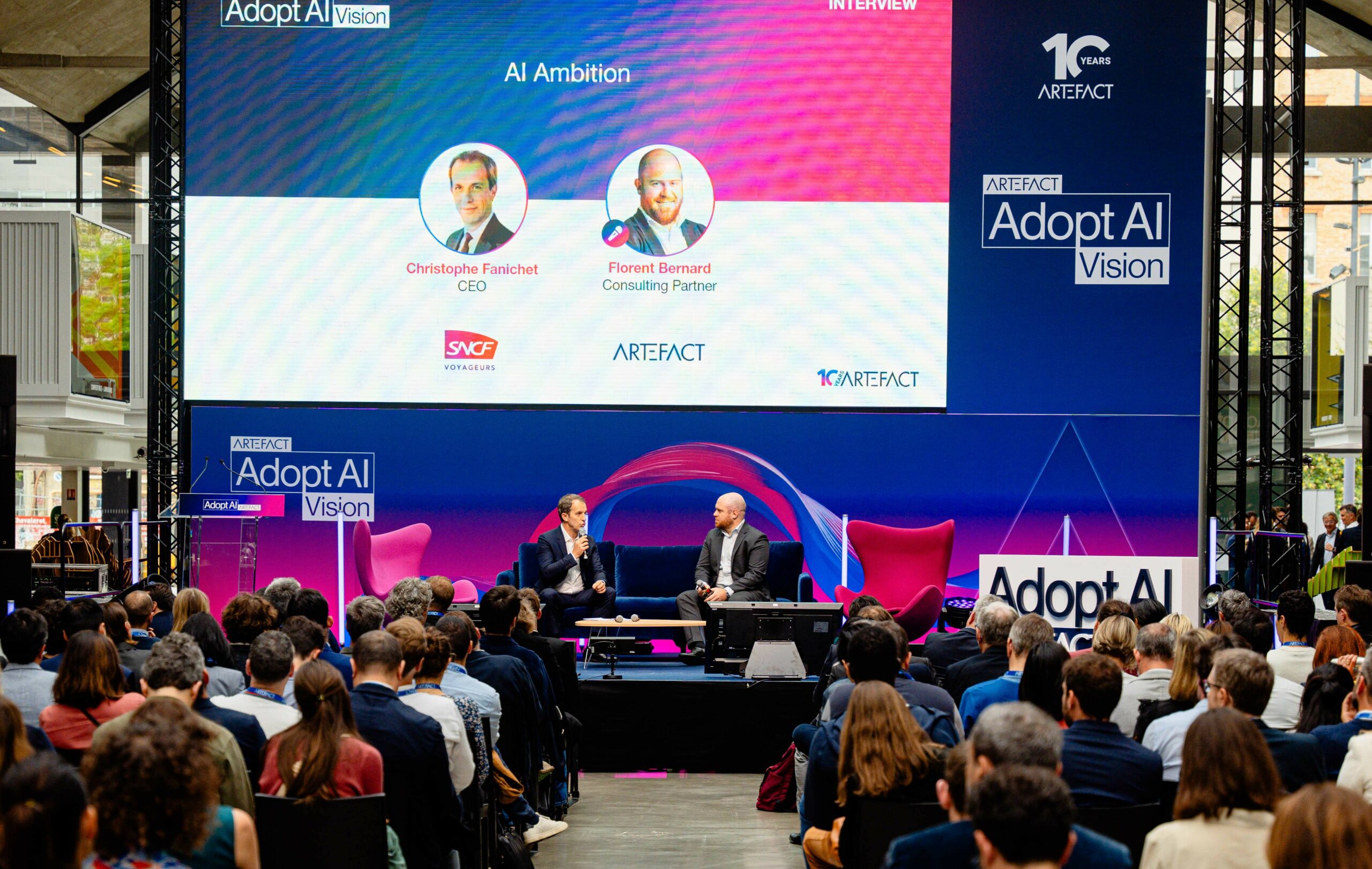 Christophe Fanichet, CEO of SNCF VOYAGEURS at the Adopt AI Summit – AI Ambition