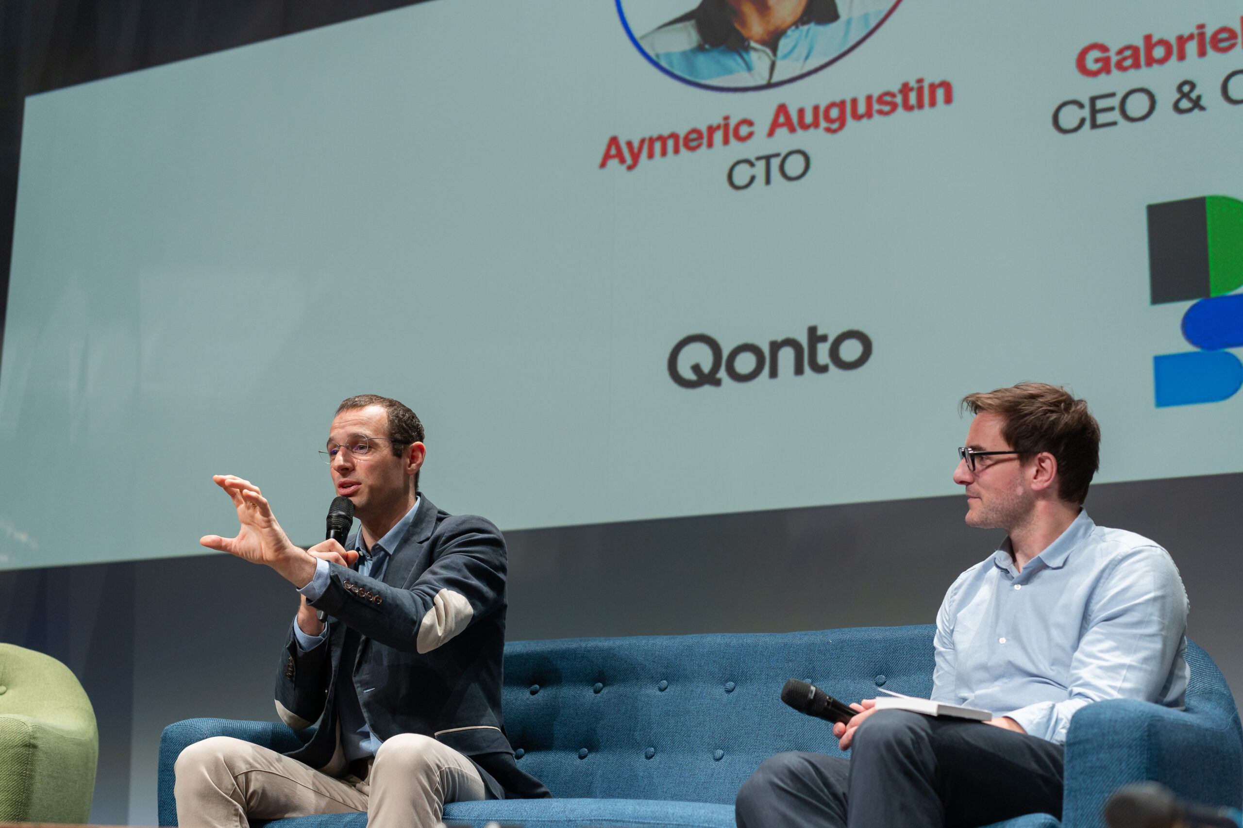 Aymeric Augustin, CTO at Qonto, and Gabriel Hubert, CEO & Co-founder of Dust – Gen AI adoption at fast-growing companies