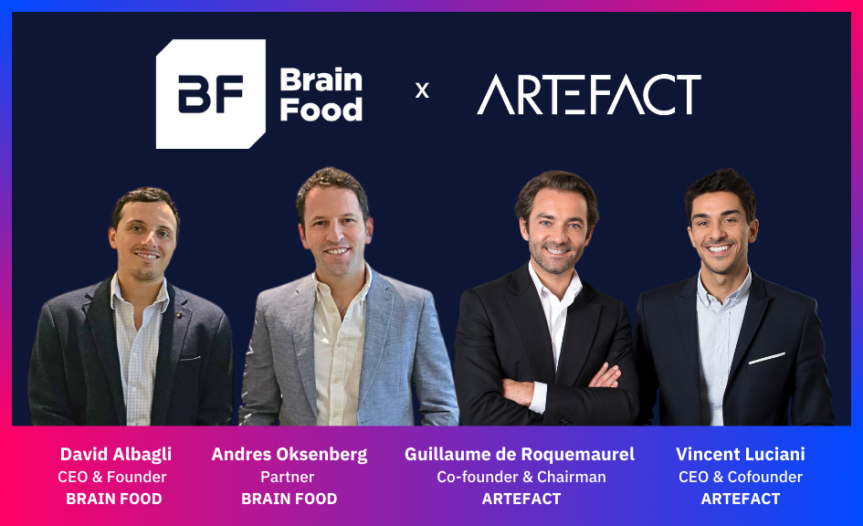 Artefact Acquires Brain Food to Strengthen Its Leadership in Latin America’s Data and AI Consulting Market and Boost Global Expansion