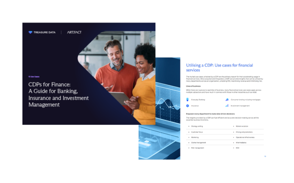 CDPs for Finance, 15 use cases for financial services, in collaboration with...