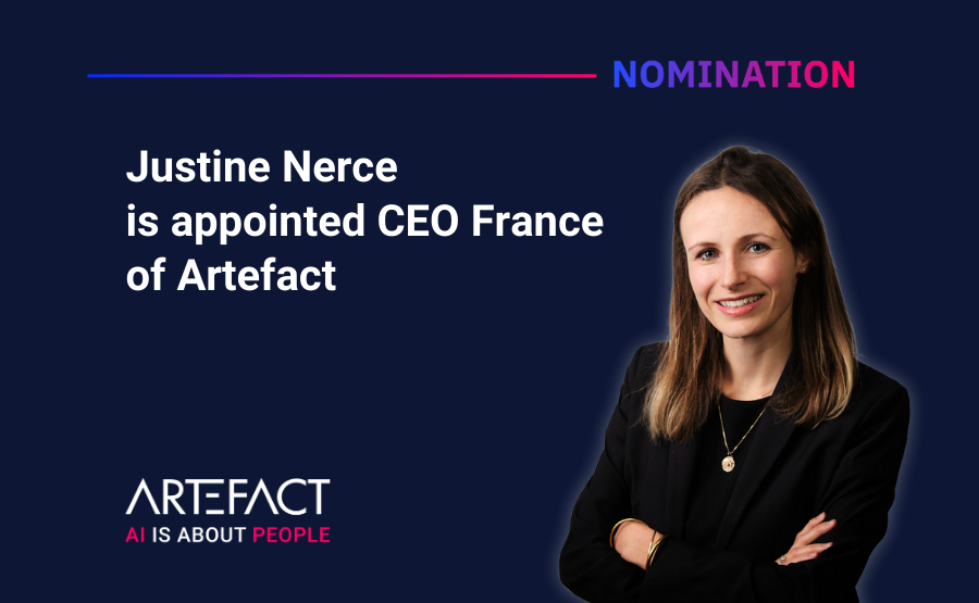 Justine Nerce is appointed CEO France of Artefact